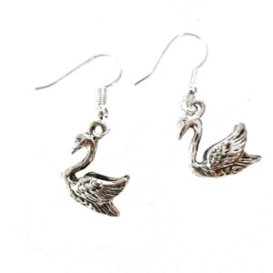 Swan Earrings