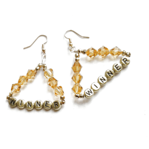Amber WINNER themed Earrings